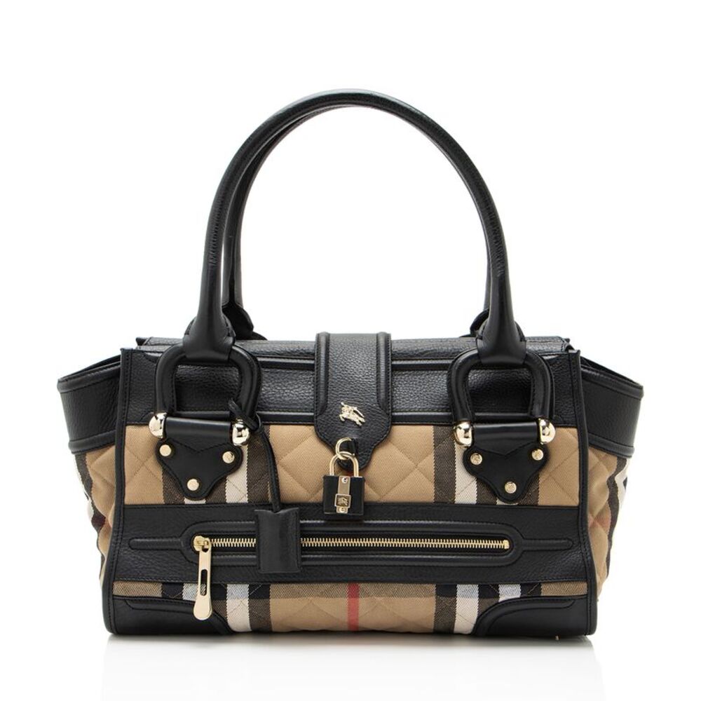 Burberry House Check Manor Satchel